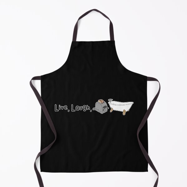 Item preview, Live, Laugh, Toaster Bath designed and sold by ToxiPoxi.