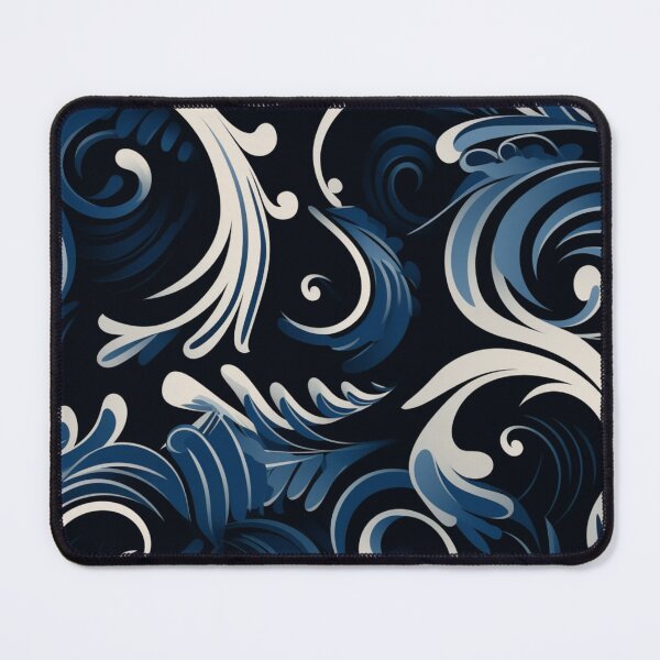 Item preview, New Zealand Māori Blue Pattern Koru Design designed and sold by GrinGalore.