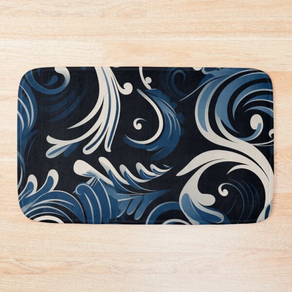 Item preview, New Zealand Māori Blue Pattern Koru Design designed and sold by GrinGalore.