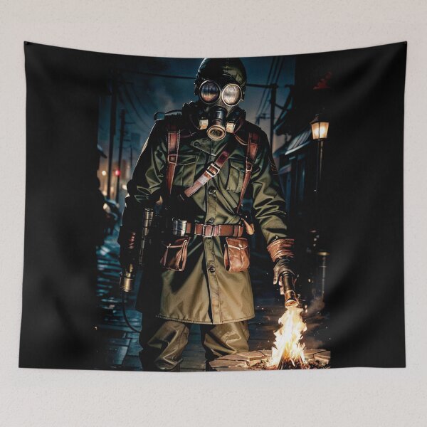 Item preview, Stalker Soldier in Gas Mask Apocalypse designed and sold by NPC-Trader.
