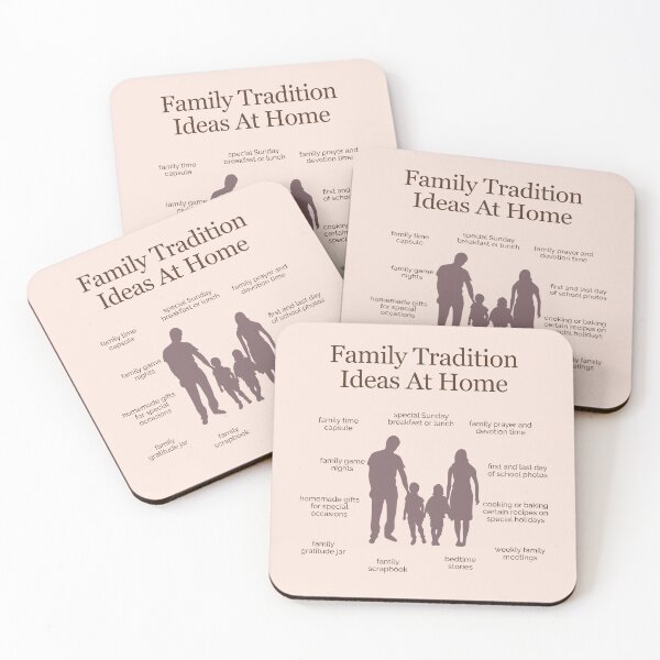 Item preview, Family Tradition Ideas At Home designed and sold by TheFocusedShop.