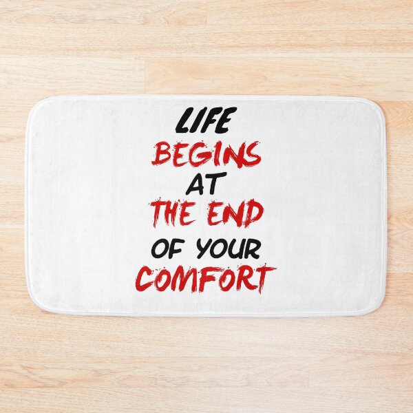 Item preview, Life Begins At The End Of Your Comfort Zone designed and sold by 101univers.
