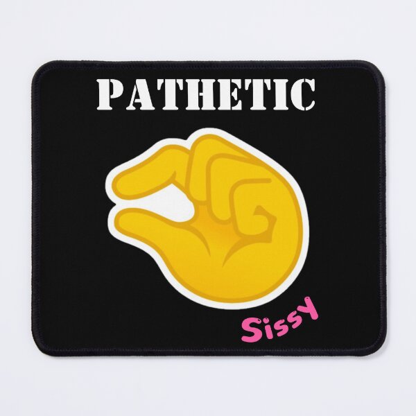 Item preview, Pathetic Sissy Clitty Emoji designed and sold by SISSY4SISSIES.