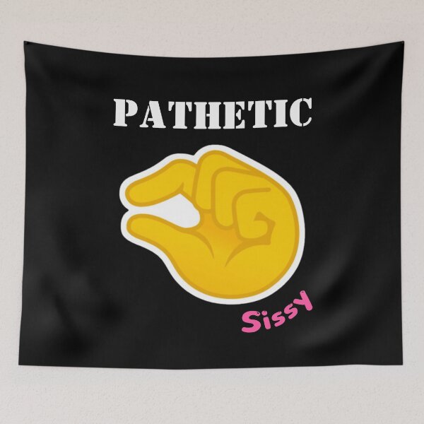 Item preview, Pathetic Sissy Clitty Emoji designed and sold by SISSY4SISSIES.