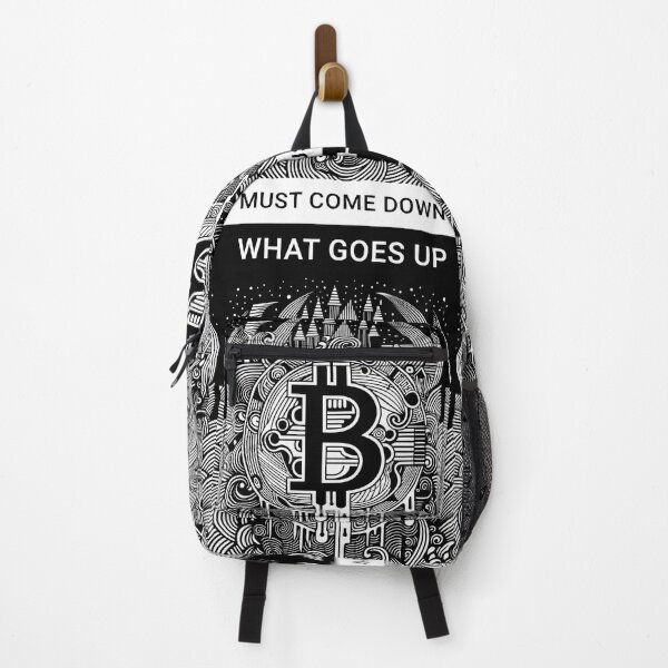 Item preview, Bitcoin - What goes up must come down designed and sold by BubblyDelight.