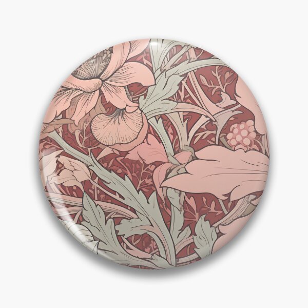 Item preview, Pink Vintage Floral - Romantic Flowers Print - Bold Pattern designed and sold by DreamersPlan.