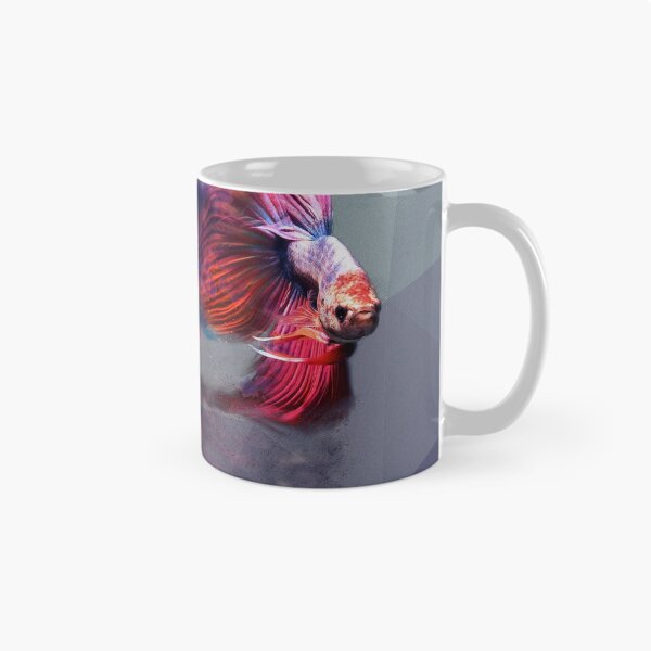 Item preview, Geometric Goldfish Grey to Purple designed and sold by singlewhitepixl.