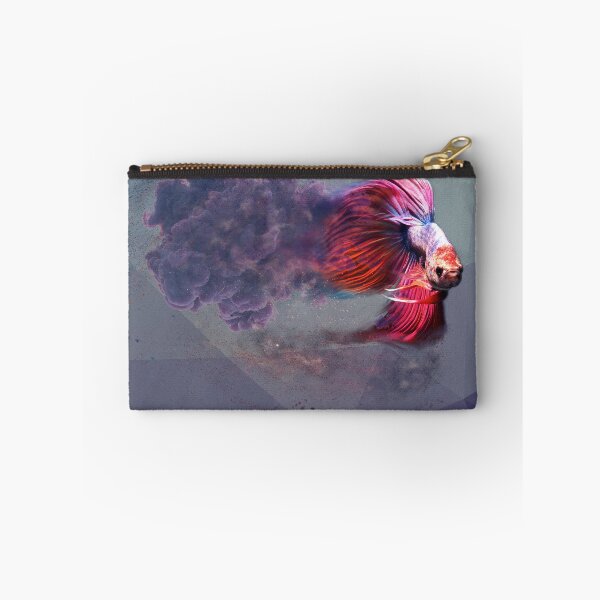 Item preview, Geometric Goldfish Grey to Purple designed and sold by singlewhitepixl.