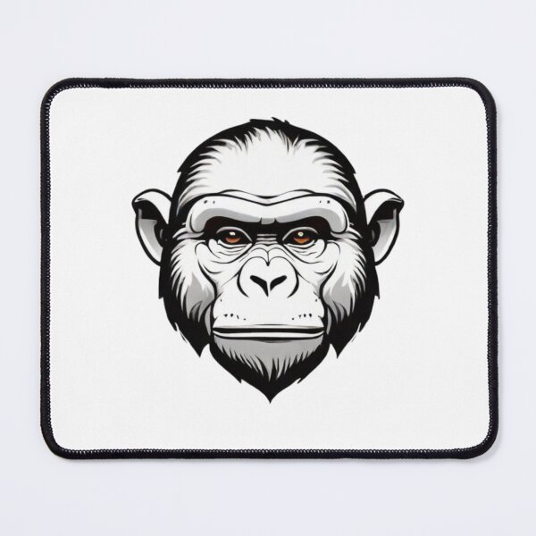 Item preview, Detailed Illustration of a Gorilla on a White Background designed and sold by Reichcorp.