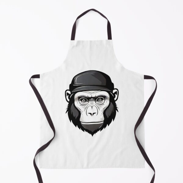 Item preview, Detailed Illustration of a Gorilla wearing a cap on a White Background designed and sold by Reichcorp.