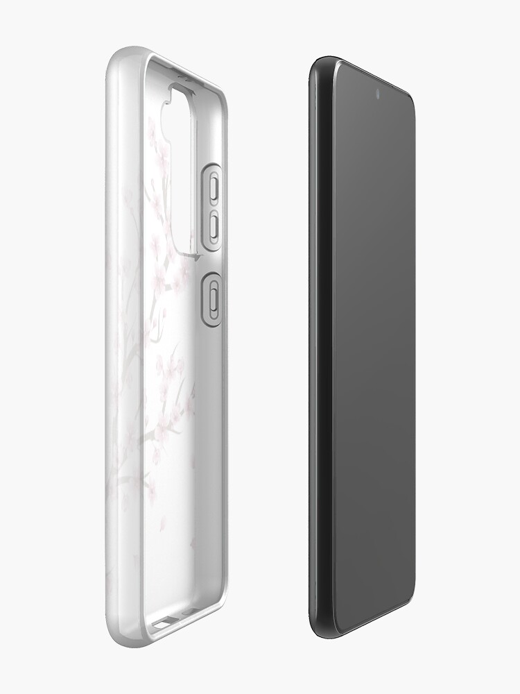 Alternate view of Blooming Sakura Branch design Case & Skin for Samsung Galaxy