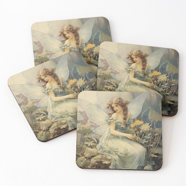 Item preview, Vintage Fairy Print - Angel Poster - cottagecore  designed and sold by DreamersPlan.