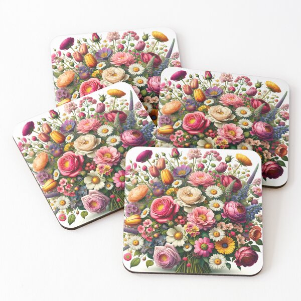 Item preview, Colourful flowers  designed and sold by centaurius21.