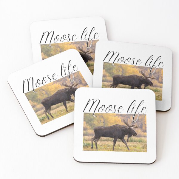 Item preview, moose life designed and sold by CrossyInk.