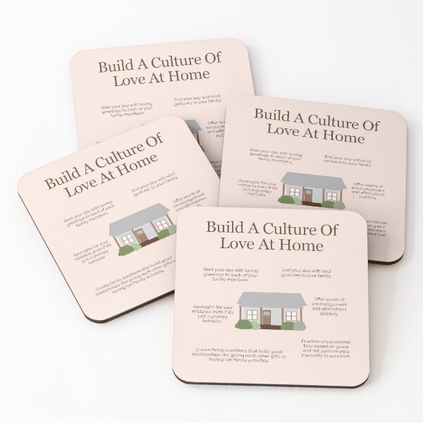 Item preview, Build A Culture of Love at Home designed and sold by TheFocusedShop.