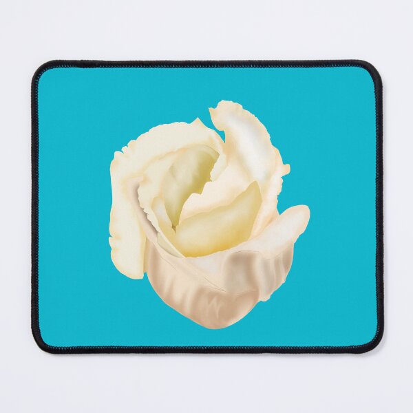 Item preview, white rose about to blooming designed and sold by BirdiBear.