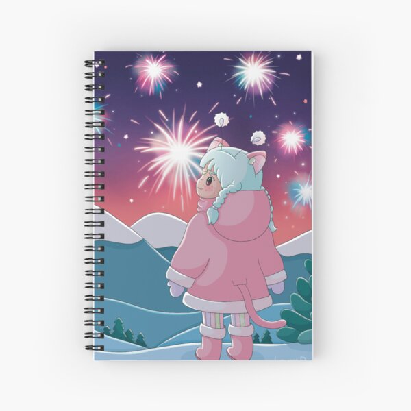 New Year Spiral Notebook