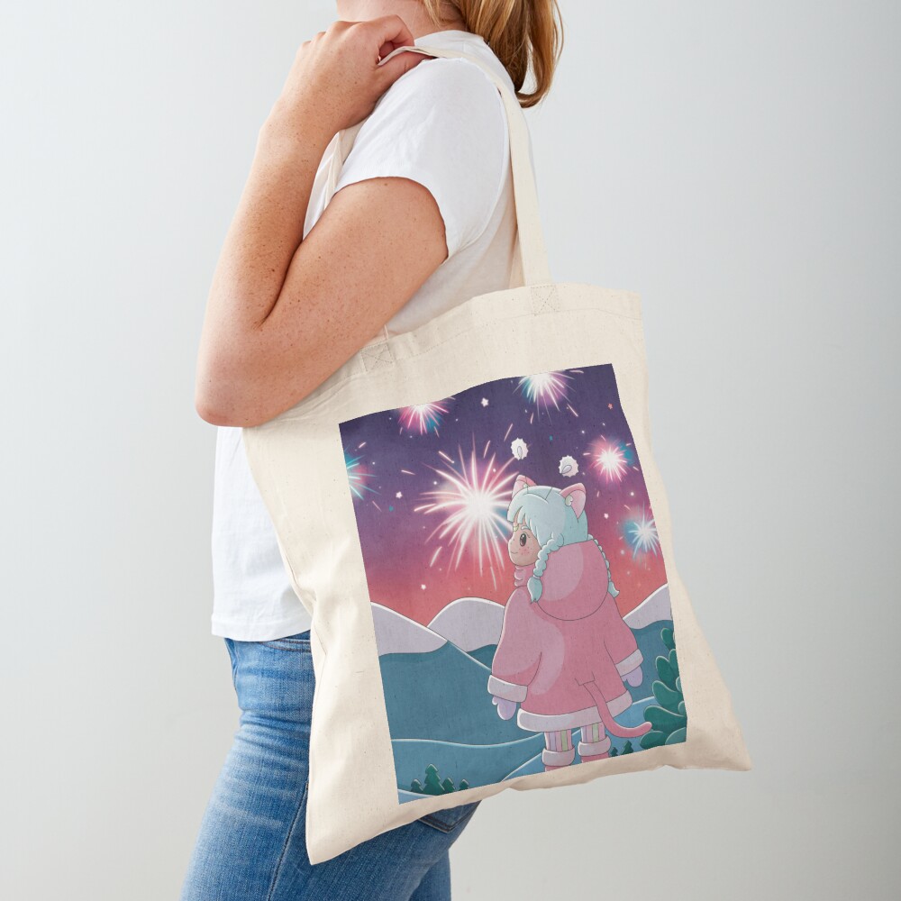 Aperçu de l'œuvre Tote bag classique créée et vendue par Pilou-Pixel.