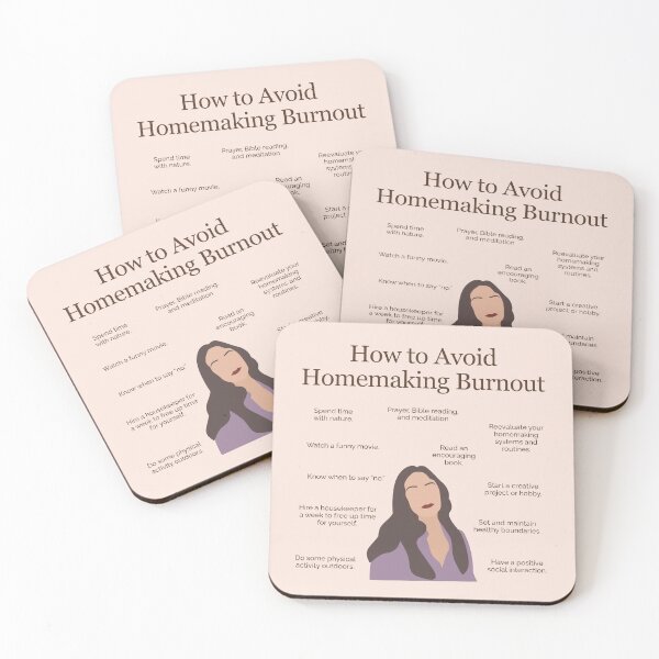 Item preview, How to Avoid Homemaking Burnout designed and sold by TheFocusedShop.