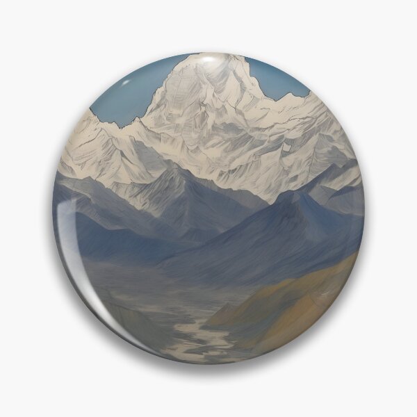 Item preview, Himalya mountain painting  designed and sold by nightspeed.