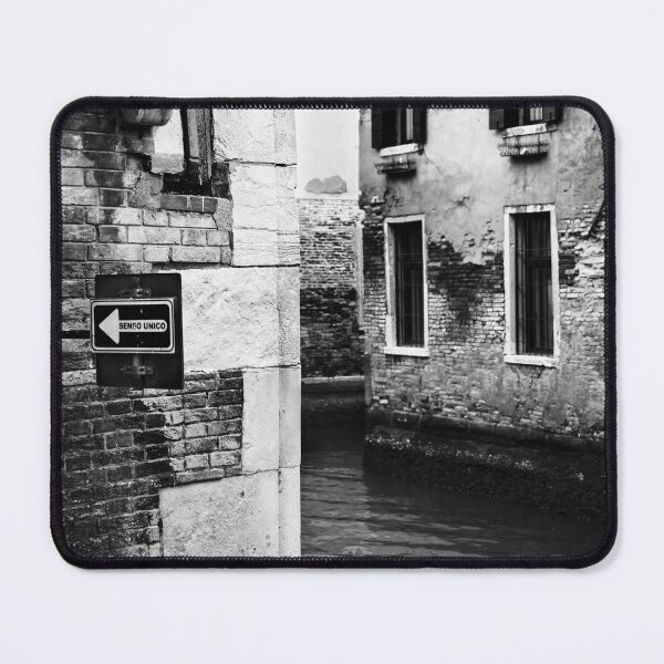 Item preview, Venice Canal, Black and White Photograph designed and sold by IdoFriedmanArt.