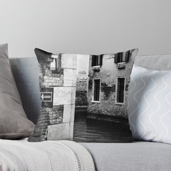 Item preview, Venice Canal, Black and White Photograph designed and sold by IdoFriedmanArt.