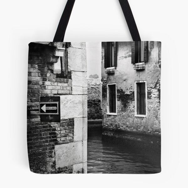 Item preview, Venice Canal, Black and White Photograph designed and sold by IdoFriedmanArt.