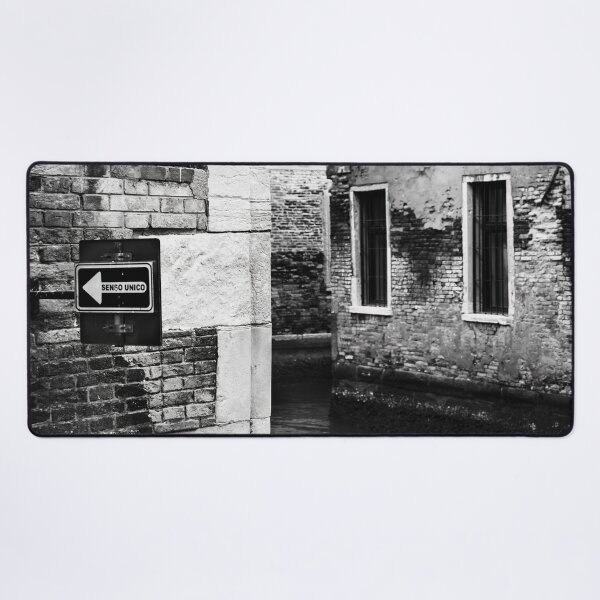 Item preview, Venice Canal, Black and White Photograph designed and sold by IdoFriedmanArt.