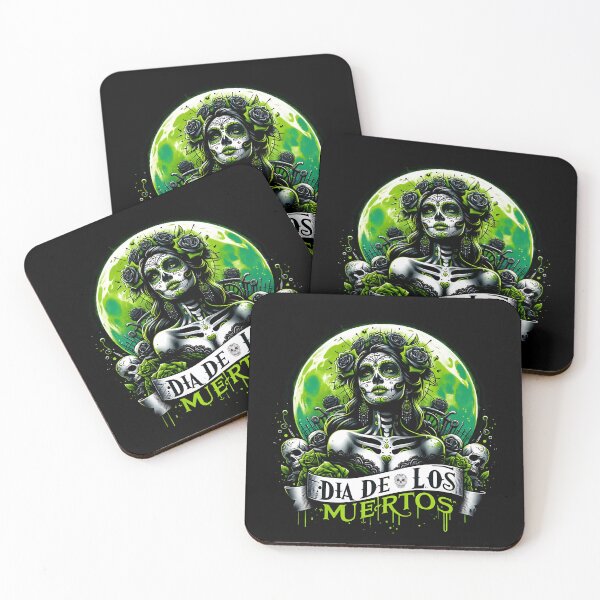Item preview, Dia De Los Muertos - Sugar Skull Beauty Green designed and sold by Joyful-Park.