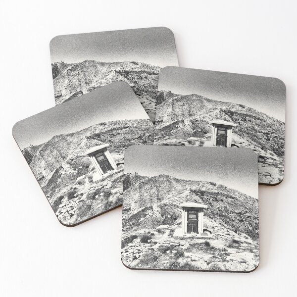 Item preview, Mysterious door on a mountain designed and sold by IdoFriedmanArt.
