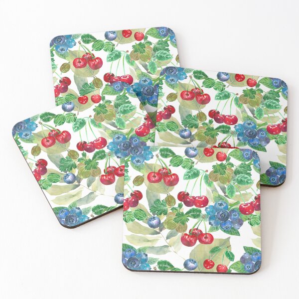 Item preview, Watercolor Pattern, berry pattern designed and sold by Pretzel-G92.