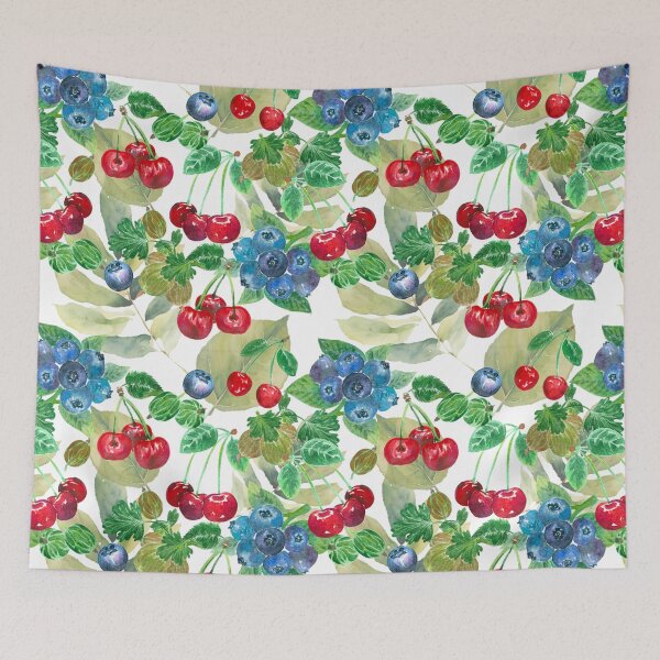 Item preview, Watercolor Pattern, berry pattern designed and sold by Pretzel-G92.