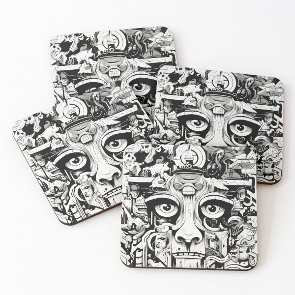 Item preview, Grafitti Inspiration Street Art Bison graffiti geometry designed and sold by Toms Tee.