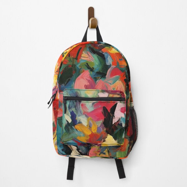 Item preview, Abstract Floral Impression - Expressionist Artwork designed and sold by Cheeky Companions.