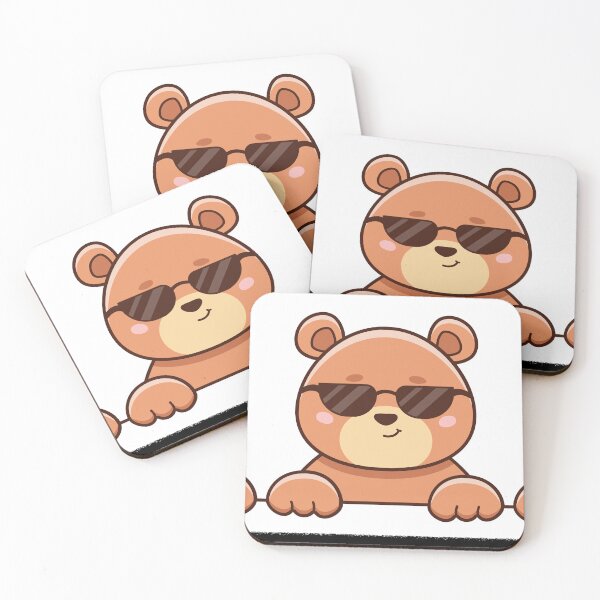 Item preview, Cool bear  designed and sold by Cookie Monster Designs.