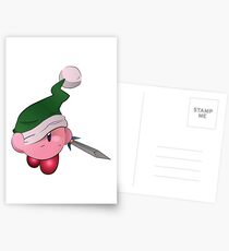 Kirby with Sword Postcards