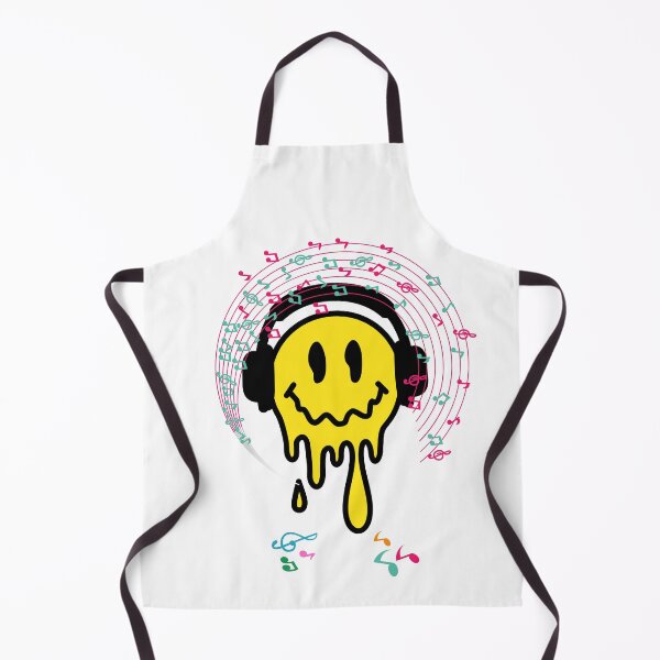 Item preview, Smiley face and a storm of musical notes designed and sold by mikoto-K09.