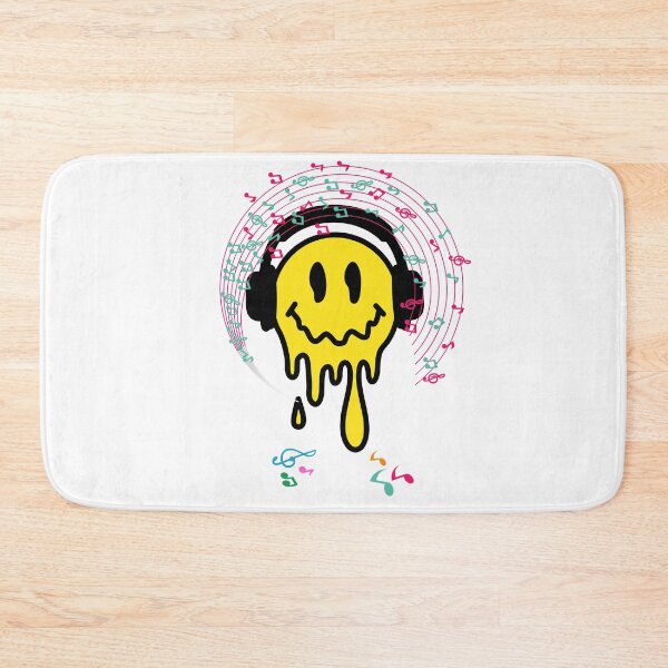 Item preview, Smiley face and a storm of musical notes designed and sold by mikoto-K09.