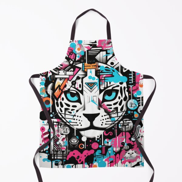 Item preview, Grafitti Inspiration Street Art Leopard graffiti geometry designed and sold by Toms Tee.