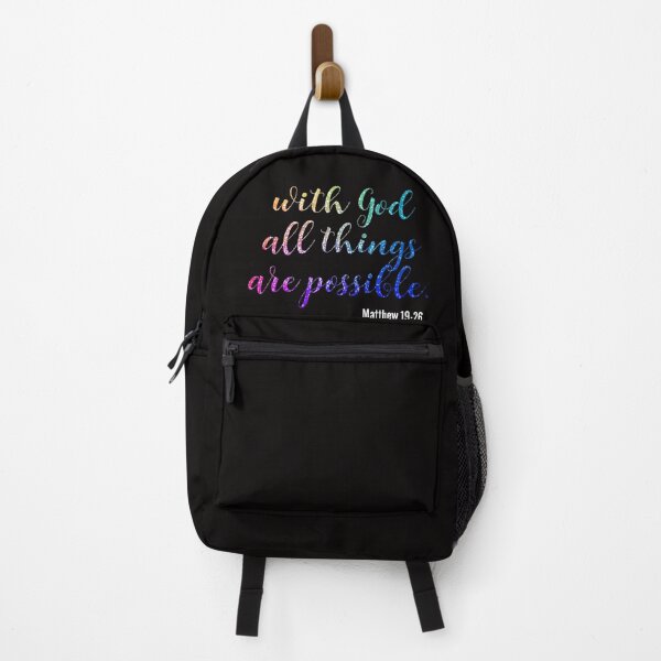 Item preview, Faith-Inspired Design: With God, All Things Are Possible - Matthew 19:26 designed and sold by FaithCreatives.