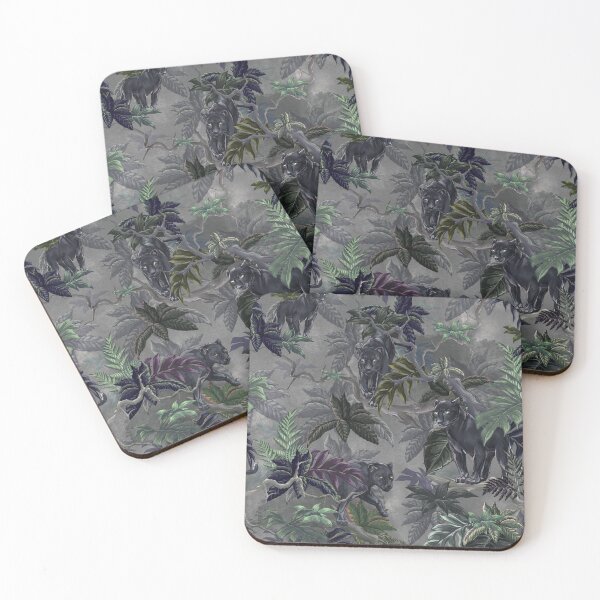 Item preview, Wild Panther Print - Spotless, Grey by Eades & Francis designed and sold by E-And-F.