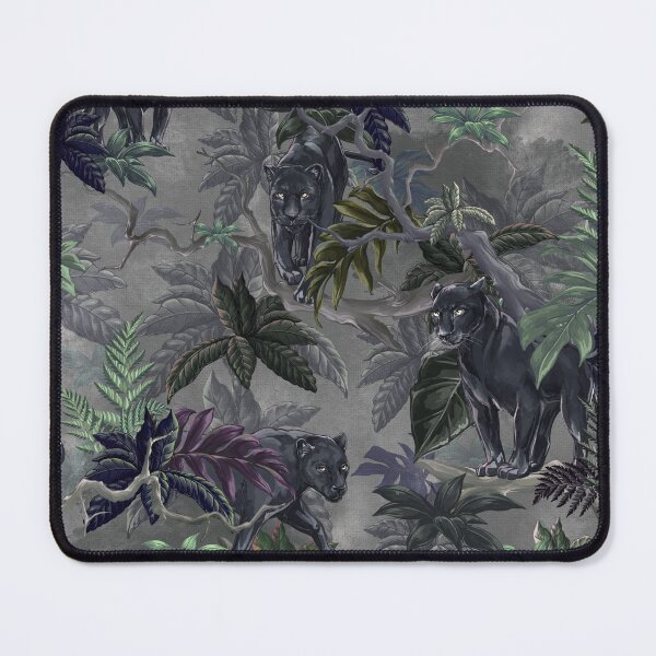 Item preview, Wild Panther Print - Spotless, Grey by Eades & Francis designed and sold by E-And-F.