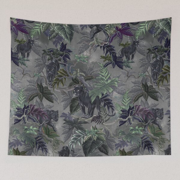Item preview, Wild Panther Print - Spotless, Grey by Eades & Francis designed and sold by E-And-F.
