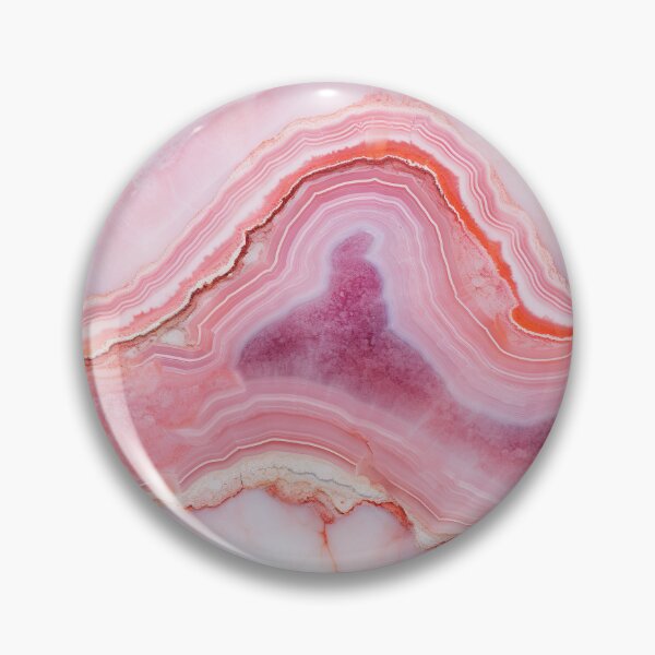 Item preview, Unique Pink Agate Abstract Art Design Nature Print designed and sold by fluffstuffgifts.