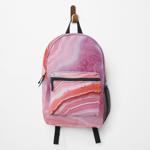 Item preview, Unique Pink Agate Abstract Art Design Nature Print designed and sold by fluffstuffgifts.