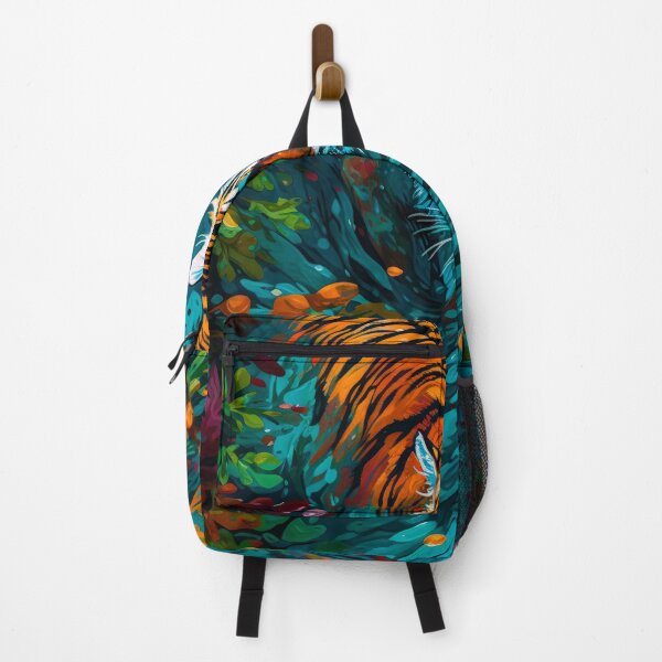 Item preview, Aquatic Majesty - Tiger Amongst Floating Leaves designed and sold by Cheeky Companions.