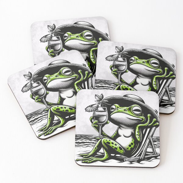 Item preview, Frog on vacation. designed and sold by jardraz.