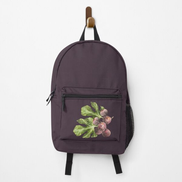Item preview, Ripe purple fig fruit and leaves sticker hand-drawn watercolor designed and sold by BartolArt.
