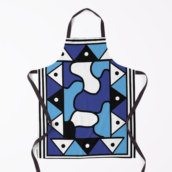 Item preview, bogolan Seamless patterns blue designed and sold by Wolagno.