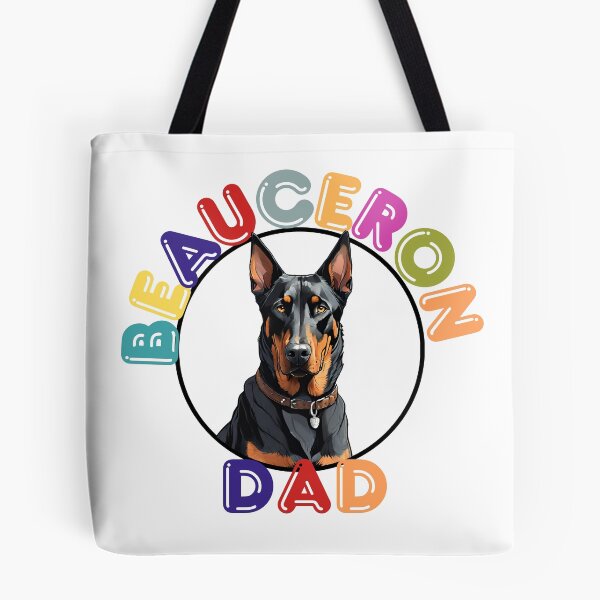 Item preview, Colorful Aesthetic With a Dog Breed Beauceron Dog "Dog Dad" designed and sold by GoodyPaws.